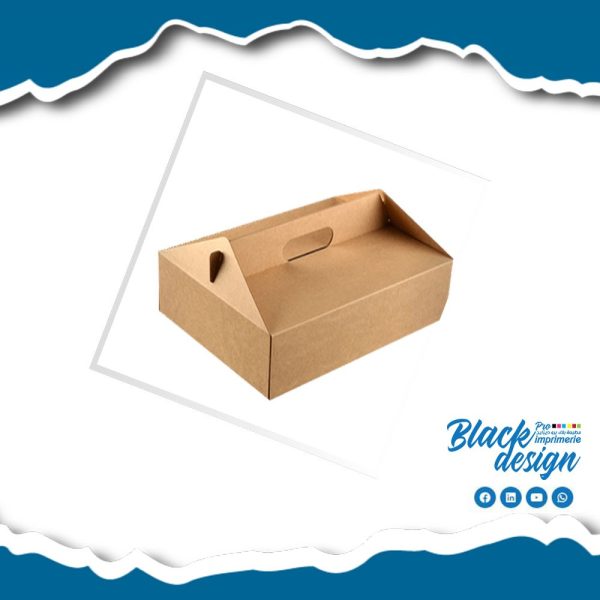 Boîte en carton pour repas – Image 3